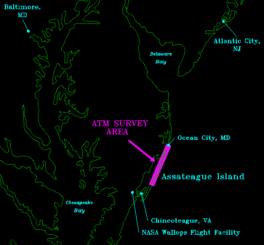 Assateague Island survey area image